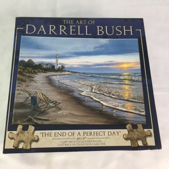 The Art of Darrell Bush The End of a Perfect Day 1000 Piece Puzzle - Picture 2 of 7